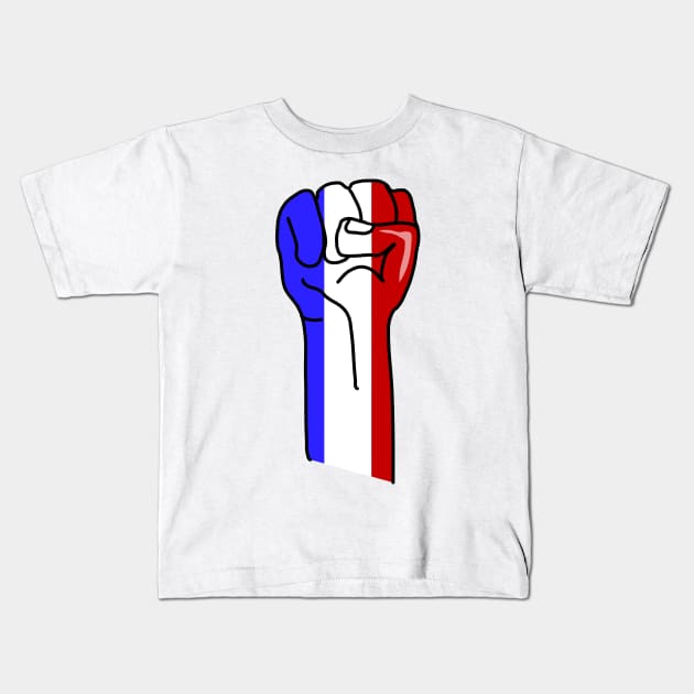 Vive la France peuple SOUVERAIN Kids T-Shirt by GribouilleTherapie